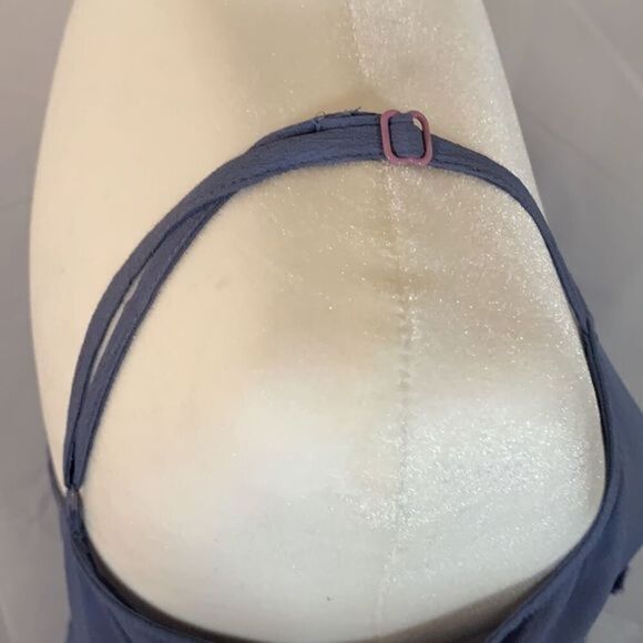 Topshop Blue Floral Open Side Dress - Picture 9 of 12